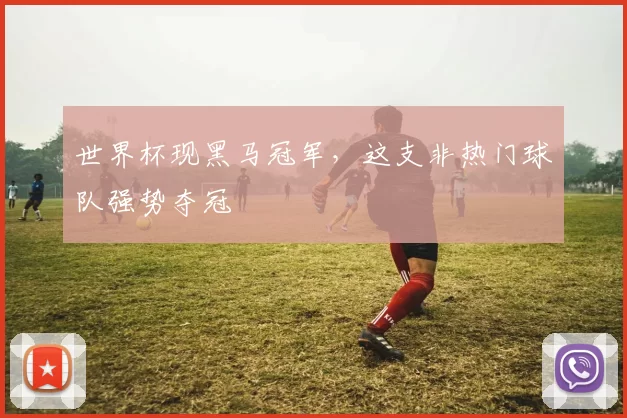 世界杯现黑马冠军，这支非热门球队强势夺冠