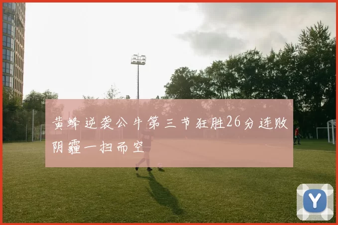 黄蜂逆袭公牛第三节狂胜26分连败阴霾一扫而空